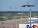 Lufthansa Airbus A 380 zu Besuch Flughafen Koeln Bonn P058